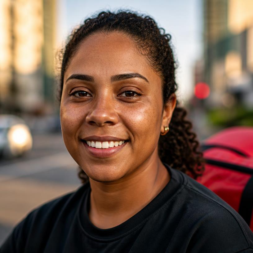 Retrato de Camila Ribeiro, Rappi Cargo · Aparecida de Goiânia