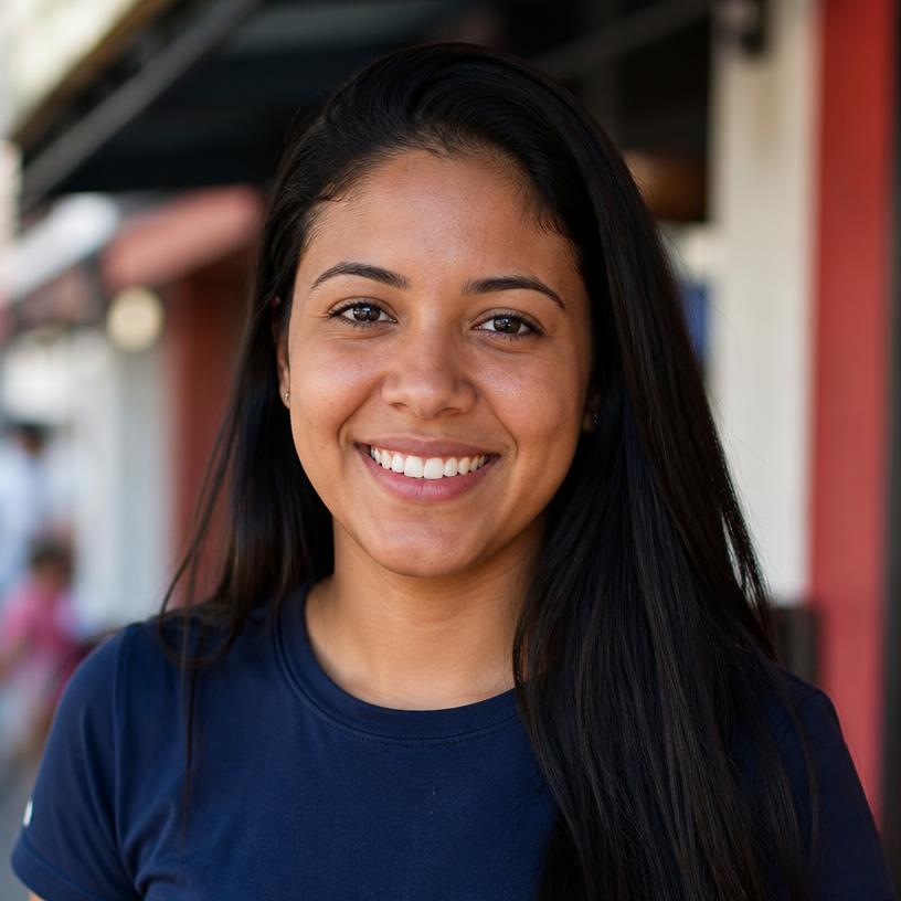 Retrato de Juliana Souza, Uber Eats · Senador Canedo